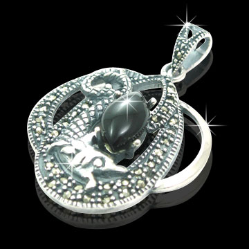  Fashion Antique Silver Pendant (Mode Antique Silver Ring)