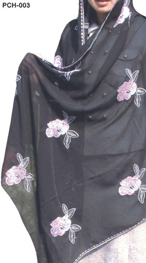  Beaded Embroidery Shawl ()