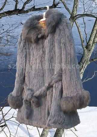  Ladies` 100% Real Fur Garment