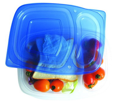  4pc 850ml /29oz. Plastic Food Storage Container, Lunch Kit (4PC 850ml / 29oz. Kunststoff-Food Storage Container, Mittag-Kit)