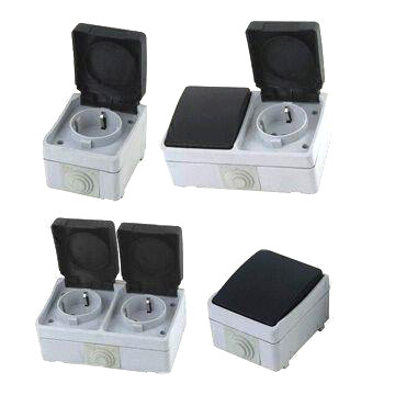  Waterproof Socket Outlet and Switch (CE & RoHS) (Водонепроницаемый Розетка и Switch (CE & RoHS))