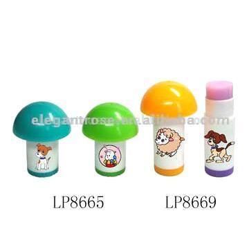  Mushroom Lip Balm with Fruit Flavor--LP8665-LP8666