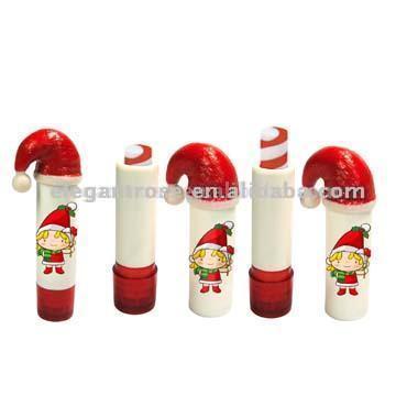  Chrismas Hat Lip Balm with Duo Tone --LP8729 ( Chrismas Hat Lip Balm with Duo Tone --LP8729)
