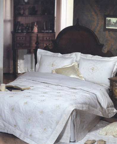  White Embroidered Bedding Set (Белые вышитые Комплекты постельных принадлежностей)