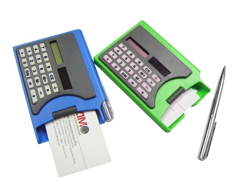  Low Price Name Card Holder with Calculator and Pen (Low Price Card Nom du titulaire avec la calculatrice et le stylo)