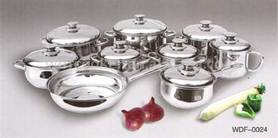  17pc Stainless Steel Cookware Set