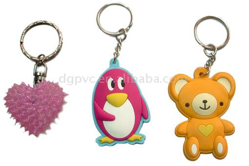  Soft PVC or Silicon Key Chain (PVC souple ou Silicon Key Chain)