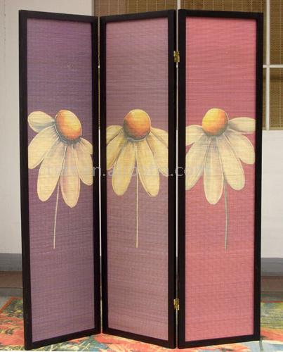  Printed Bamboo Folding Screen ( Printed Bamboo Folding Screen)