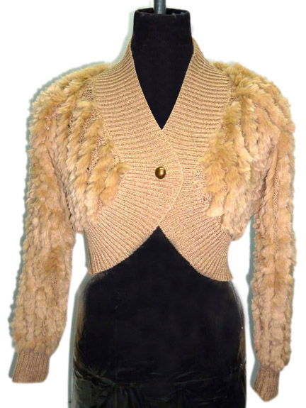 Rabbit Fur Cardigan (Rabbit Fur Cardigan)