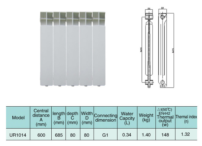  Aluminum Alloy Radiator (Aluminum Alloy Radiator)