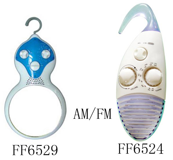  FM/AM Waterproof Radio/Moistureproof Radio/Shower Radio+Mirror ( FM/AM Waterproof Radio/Moistureproof Radio/Shower Radio+Mirror)
