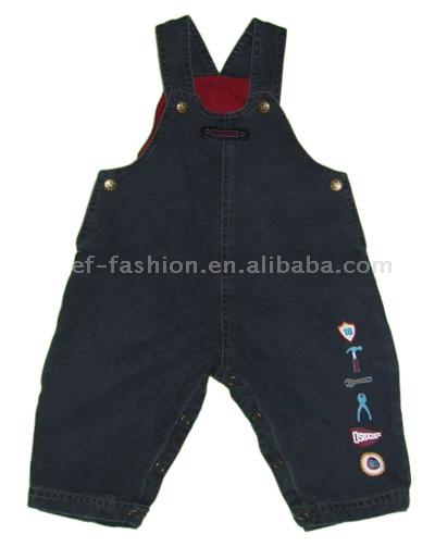 Baby Canvas Bib Pants (Baby Canvas Bib Pants)