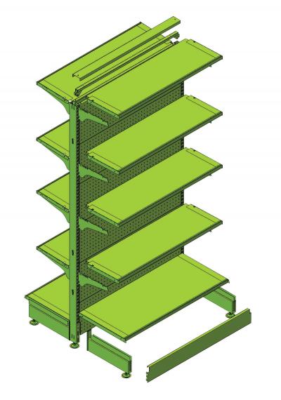 Supermarket shelf (Supermarket shelf)