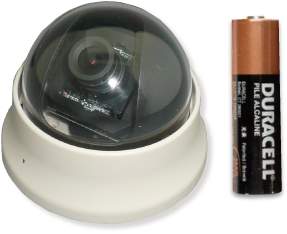 Mini Color Dome Camera with Minimum S/N Ratio of 48dB