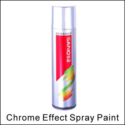 Chrome effect spray paint
