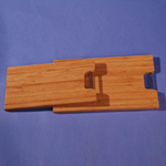 Bamboo cutting board set (Une planche à découper en bambou fixé)