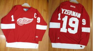 Detroit Red Wings Yzerman Hockey Jersey
