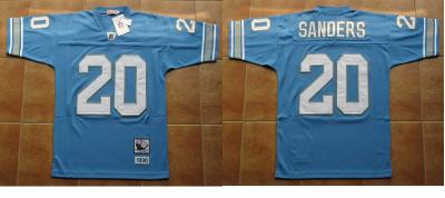 Detroit Lions Barry Sanders Football Throwback Jersey