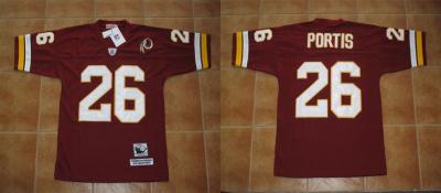 Washington Redskins Clinton Portis Football Throwback Jersey