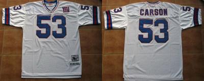 New York Giants Harry Carson Football Throwback Jersey (New York Giants Harry Carson Football Throwback Jersey)