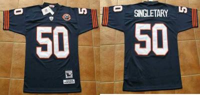 Chicago Bears Mike Singletary Football Throwback Jersey