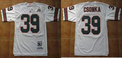 Miami Dolphins Larry Csonka Football Throwback Jersey