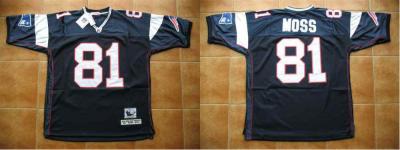 New England Patriots Randy Moss Football Throwback Jersey