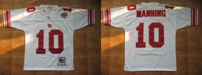 New York Giants Eli Manning Football Throwback Jersey (New York Giants Eli Manning Football Throwback Jersey)