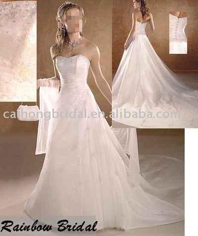 wedding dress, evening dress, formal ball gown (wedding dress, evening dress, formal ball gown)