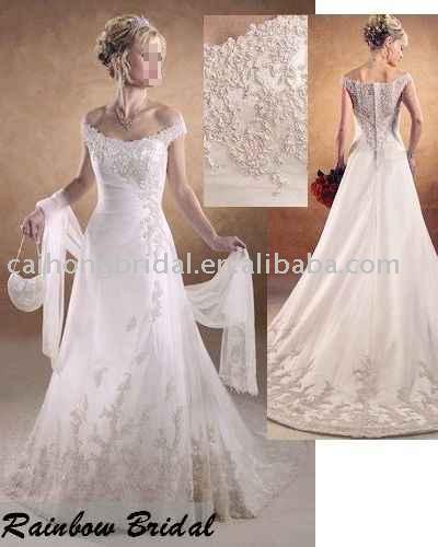 wedding dress, bridal gown, evening dress, formal ball gown (wedding dress, bridal gown, evening dress, formal ball gown)