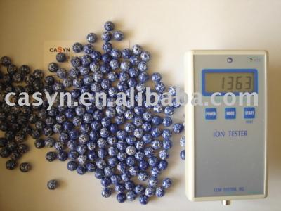 Negative ion ceramic beads