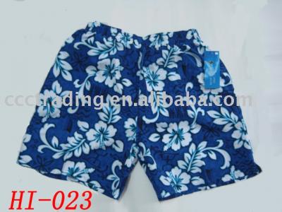 beach shorts (shorts de plage)