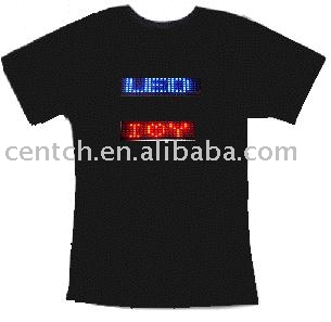 LED scrolling message T-Shirt (LED scrolling message T-Shirt)