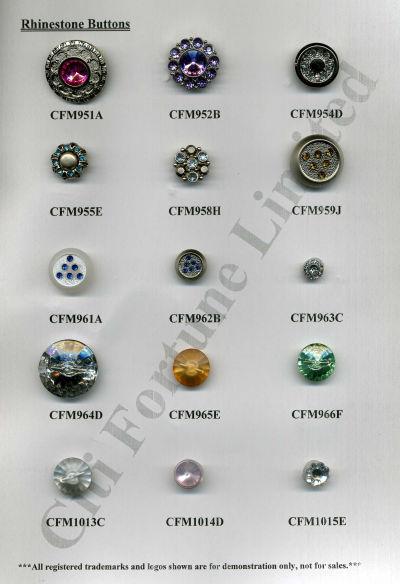 Rhinestone Button (Strass Button)