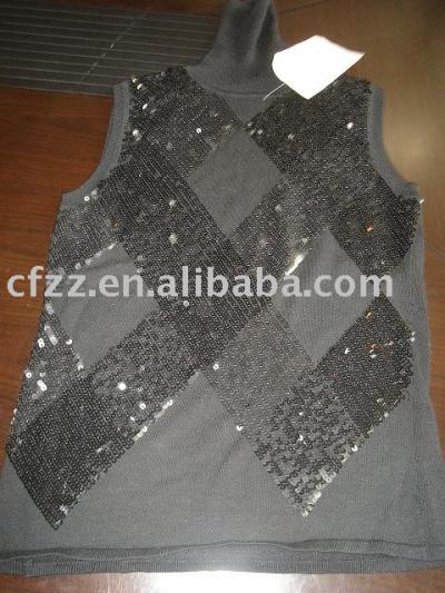 Ladies` Knitted Sweater