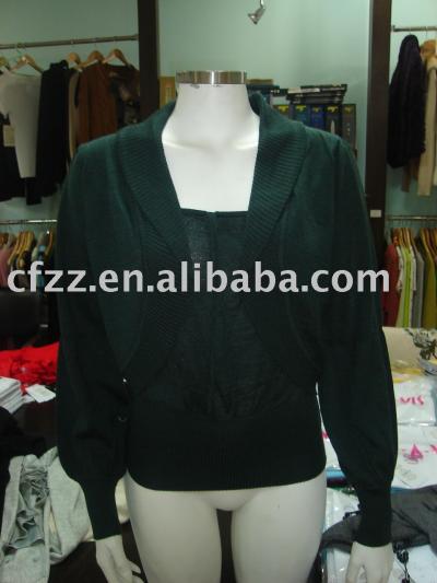 Ladies` knitted cardigan