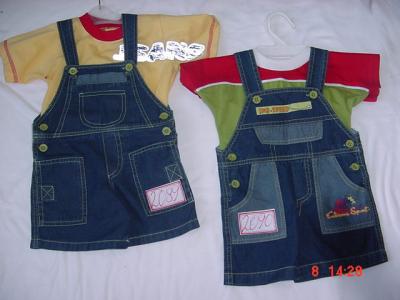 Denim Romper Sets