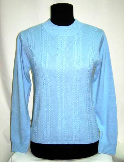 Ladies Silk / Cashmere H/N Sweater (Ladies Silk / Cashmere H/N Sweater)