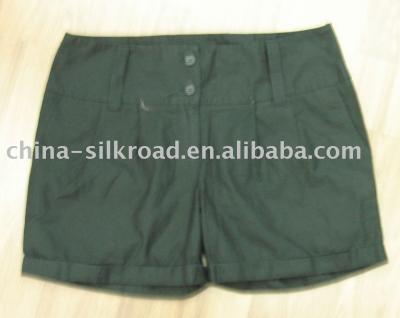 Ladies` woven shorts (Ladies `Woven Shorts)