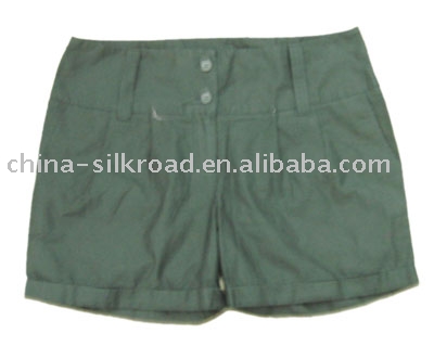 Ladies` woven shorts (Ladies `Woven Shorts)