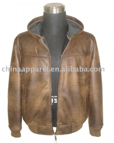 men` leather jacket (men` leather jacket)