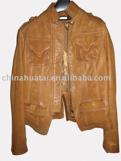 ladies` lamb skin coats (Ladies `Lammfell Mäntel)