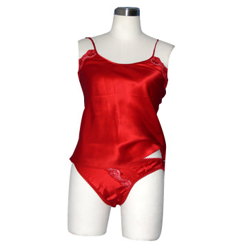 100% Silk Top and Panties (100% Seide Top und Höschen)