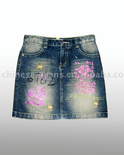 Women Jeans Skirt