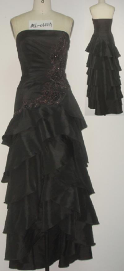 evening dress ML0610A bliack (evening dress ML0610A bliack)