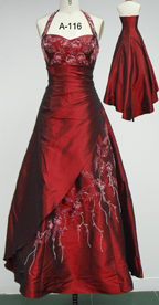 appear dress A-116(wine red). (apparaissent robe A-116 (rouge vin).)
