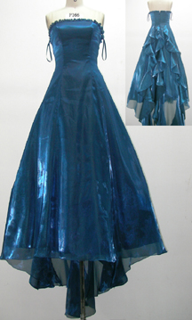 P166 blue evening dress (P166 blauen Abendkleid)