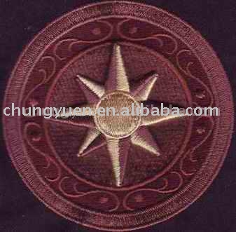 3D embroidery patch