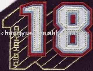 Applique embroidery patch