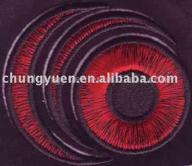 3D embroidery patch